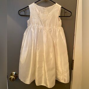 Flower girl dress in ivory, size 4